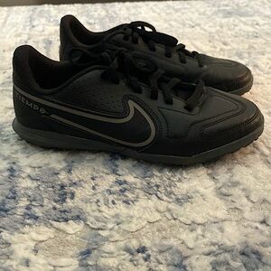 Nike Tiempo Indoor Black Soccer Shoes